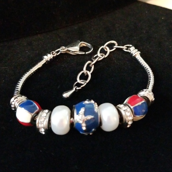 HANDMADE 4th of July Beach Bracelet !! - Picture 2 of 8